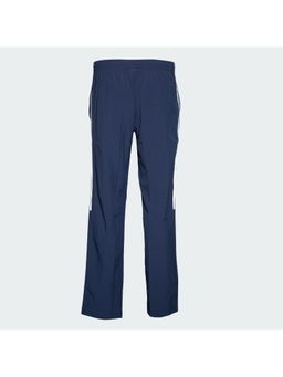 adidas - Blue Polyester Stripes Trackpant
