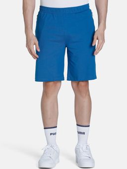 Puma - Zippered Jersey Men's Blue Shorts