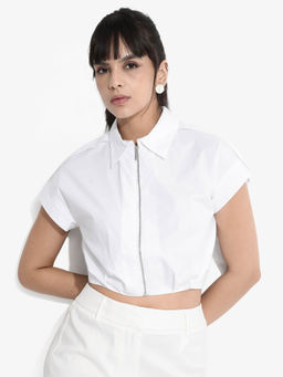 RAREISM - Women's Zuckery Cropped Plain Top