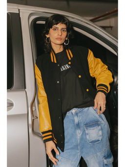 FREAKINS - Honeydew Varsity Jacket