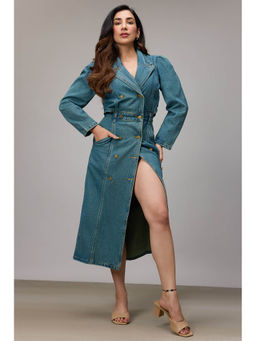 FREAKINS - Midi Denim Dress