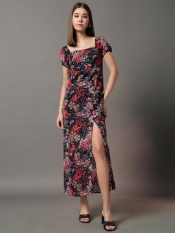 Trend Arrest - Floral Printed Midi Dress