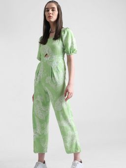 ONLY - Women Printed Green Jumpsuit