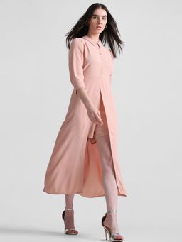 ONLY - Women Solid Peach Dress