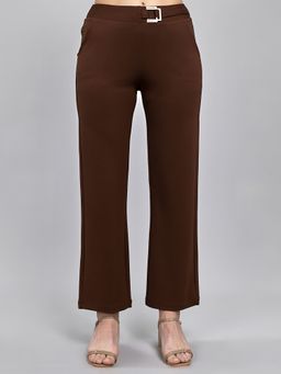 Monte Carlo - Women Regular Fit Solid Brown Jeggings