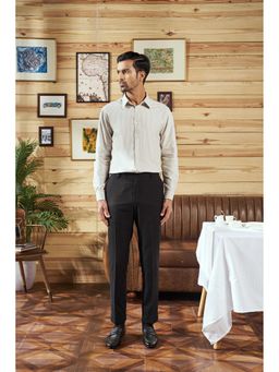 Philocaly - Aspen Regular Fit Stripes Green Shirt