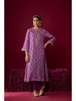 Sheetal Batra - Sarah - Purple Long Kurta And Salwar Set