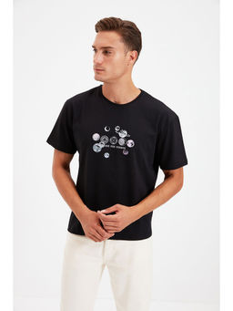 Trendyol - Man Black T-Shirt