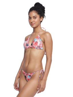 La Intimo - Byram Gore Tie Able Bikini Top With Shorts