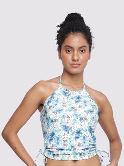 La Intimo - Cheetal Halter Tankini Upper Bikini Top