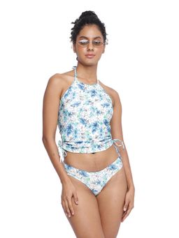 La Intimo - Cheetal Halter Tankini Bikini Top With Shorts