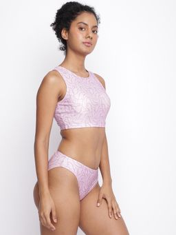 La Intimo - Kilton Twin Shoulder Tankini Bikini Top With Shorts