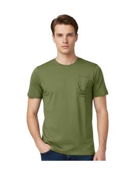 Cavalli Class - Olive Crew Neck Printed T-Shirt (2XL)