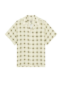 Bather - Ivory Digi Plaid Camp Shirt