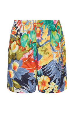 Beams Plus - Gym Shorts Tropical Pattern Print