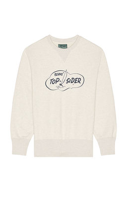 Beams Plus - Sweat Crew Print