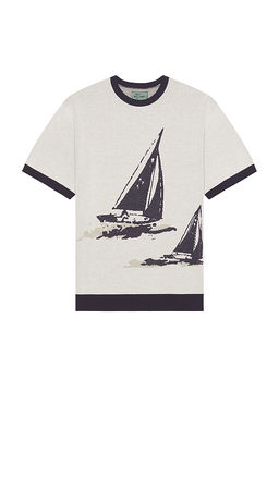 Beams Plus - Knit Tee Box Jacquard