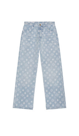 Casablanca - Relaxed Fit Monogram Jeans