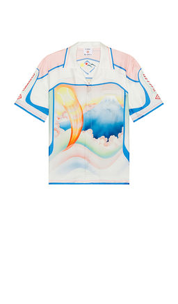 Casablanca - Cuban Collar Short Sleeve Shirt