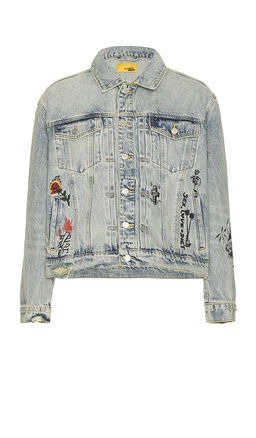 Diet Starts Monday - Doodle Trucker Jacket