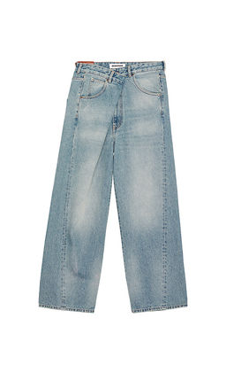DARKPARK - Ined Fold Over Denim Pants