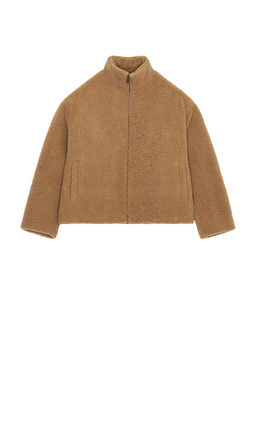 DARKPARK - Devin Faux Shearling Dropped Shoulder Jacket