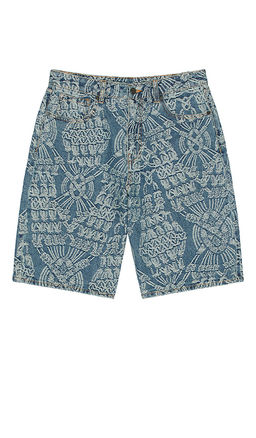 Daily Paper - Macrame Denim Shorts
