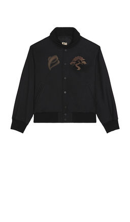 Etai LA - 3D Print Bonsai Tree Fold Over Collar Bomber