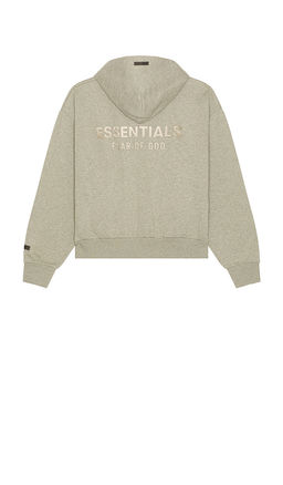 Fear of God ESSENTIALS - Classic Fit Fleece Zip-Up Hoodie