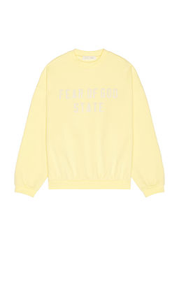 Fear of God ESSENTIALS - 90's Fit Fleece Crew Neck Sweatshirt