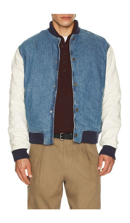 Guess Jeans - Denim Letterman Jacket