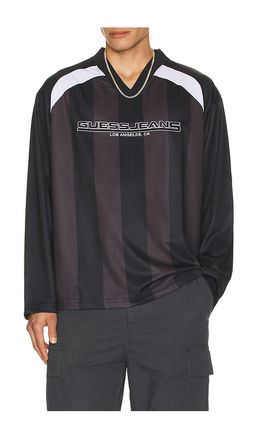 Guess Jeans - Long Sleeve Soccer Jersey