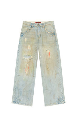Jaded London - Blue Sun Bleached Surf Colossus Jeans