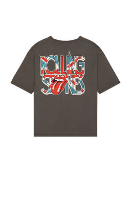 Junk Food - Rolling Stones UK Flag Oversized Tee