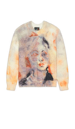 KidSuper - Watercolor Face Mohair Sweater