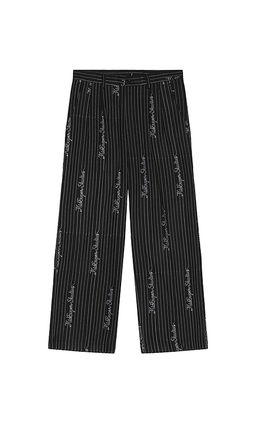 KidSuper - Embroidered Ks Pinstripe Suit Bottom