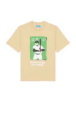 Market - Illustrated Baseball Tee