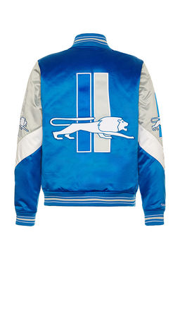 Mitchell & Ness - NFL Lions Throw It Back Heavyweight Satin Jacket