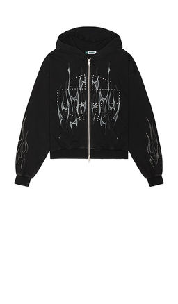 Memory Lane - Flame Zip Hoodie