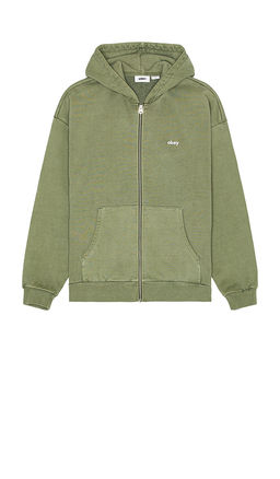 Obey - Lowercase Pigment Zip Hoodie