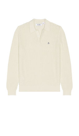Original Penguin - Zig Zag Sitch Long Sleeve Polo