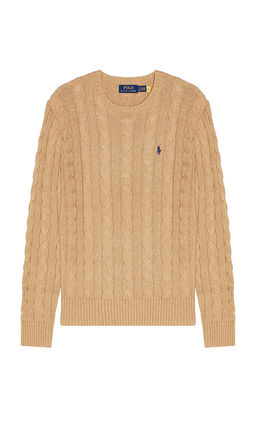 POLO RALPH LAUREN - Cable Knit Crewneck Sweater