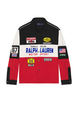 POLO RALPH LAUREN - Nylon Colorblock RL Racing Sport Shirt