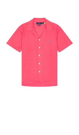 POLO RALPH LAUREN - Short Sleeve Camp Pocket Sport Shirt