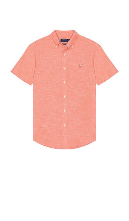 POLO RALPH LAUREN - Short Sleeve Chambray Sport Shirt