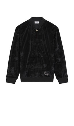 Pleasures - Crest Velour Quarter Zip