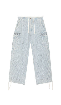 Pleasures - Knitted Indigo Cargo Pants