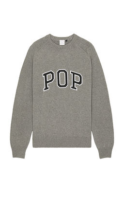 Pop Trading Company - Knitted Arch Crew Neck Sweatshirt