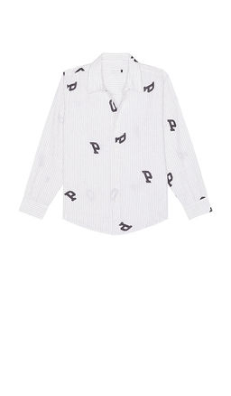 Pop Trading Company - Letters Striped Pop Shirt