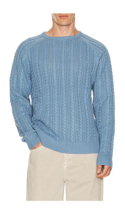 Rhythm - Doheny Pointelle Crew Knit Sweater